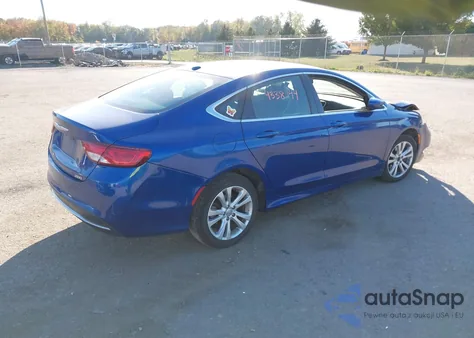 2015 Chrysler 200 Limited z USA, uszkodzony, nr VIN 1C3CCCAB5FN606979